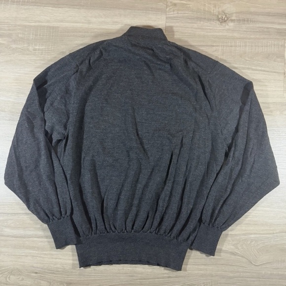 Vintage Peter Millar Wool Sweater Extra Fine Italian Merino L - Picture 2 of 4